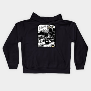 Grammar Owls Actually Kids Hoodie